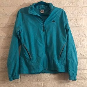 Light Blue Adidas zip up